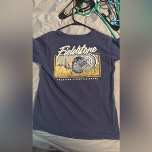 Fieldstone Kids Navy Graphic Tee